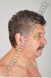 Head Man White Average Wrinkles Male Studio Poses